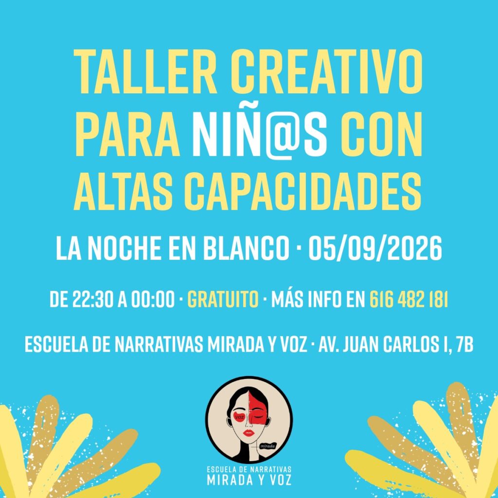 Taller creativo para niñ@s con altas capacidades en La Noche en Blanco