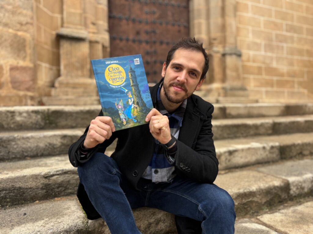 Sergio Barquilla lleva la magia de «Cleo y el mago de las tres cuerdas» a Libros Como el Viento